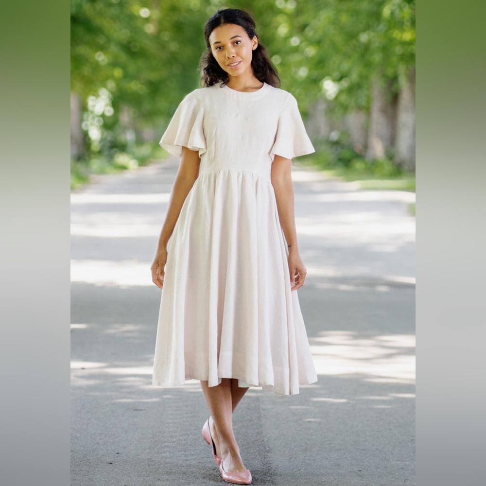 Son de Flor Butterfly Dress in Seashell 🌸